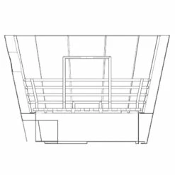 Keramikgrill Saffire 23" Platinum Schwarz Mod. 19 -Kamado Joe Sae Saffire FireBox 04 9